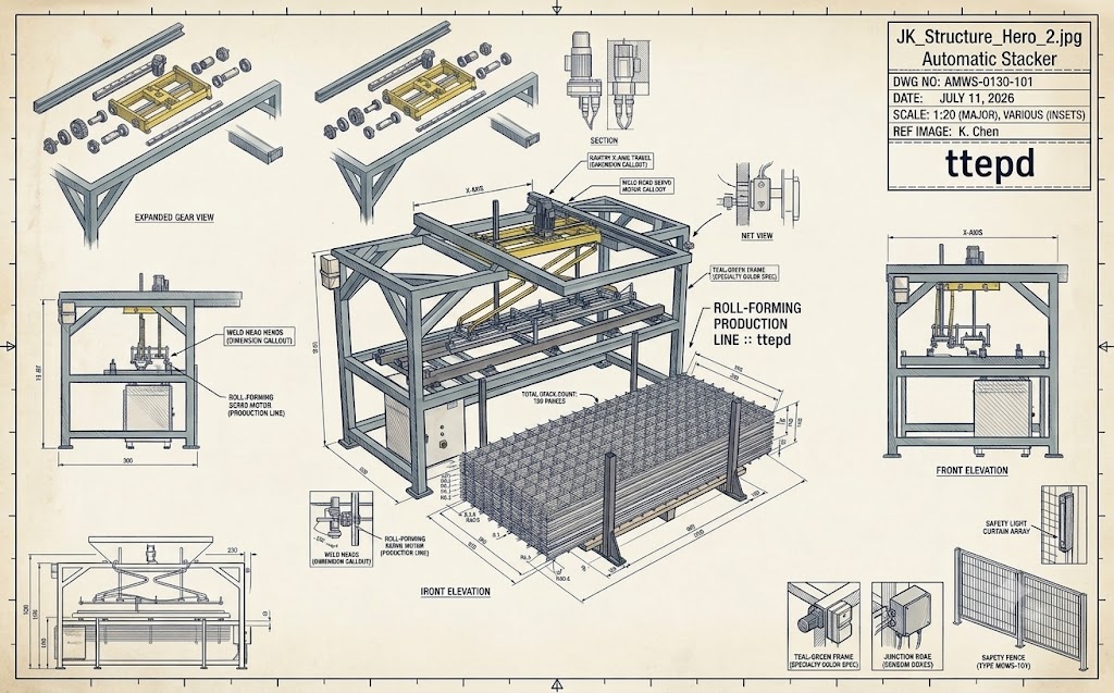 JK Structure production line